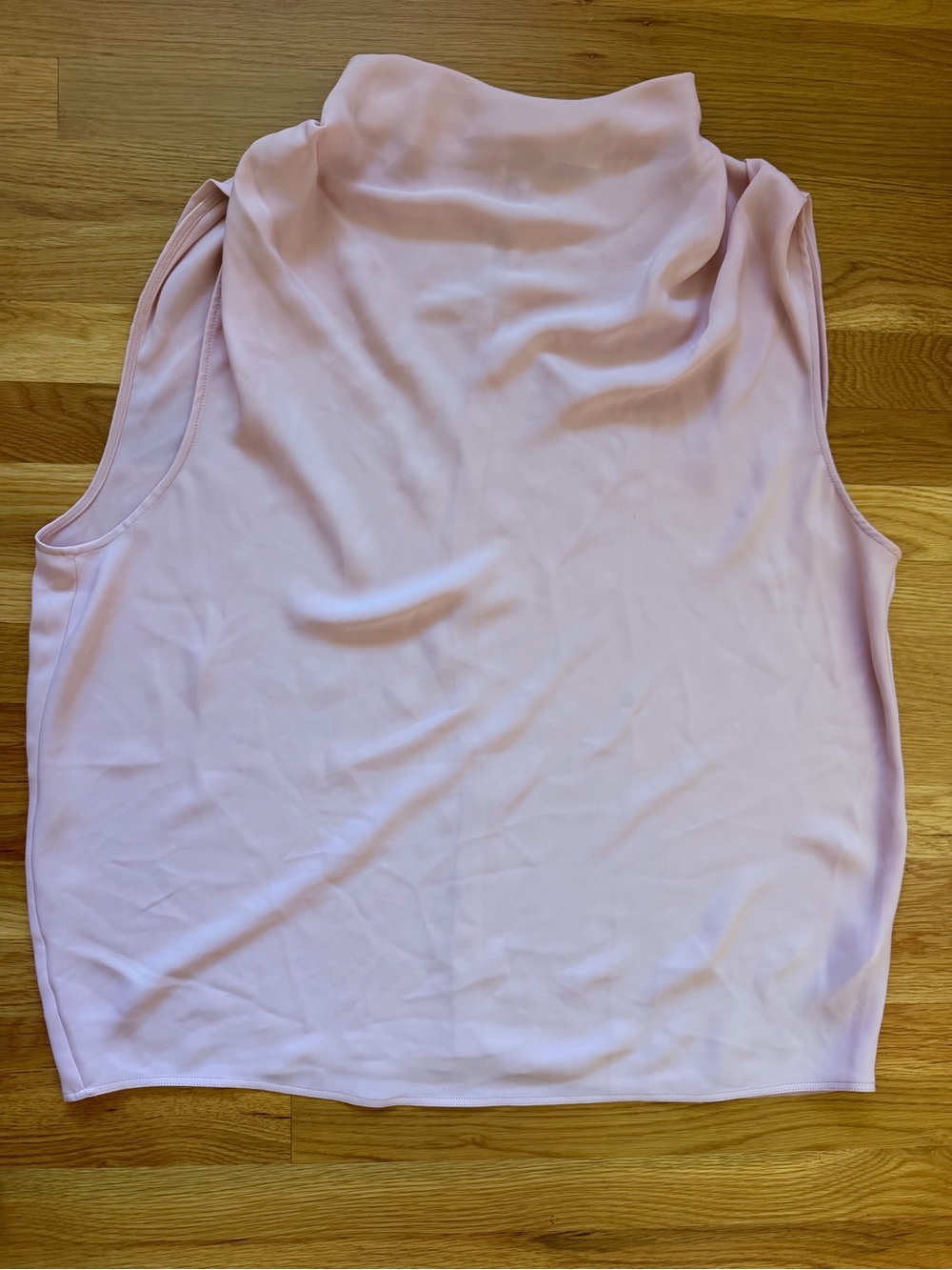 Babaton Aritzia Blush Pink Sleeveless Carter Blouse XL